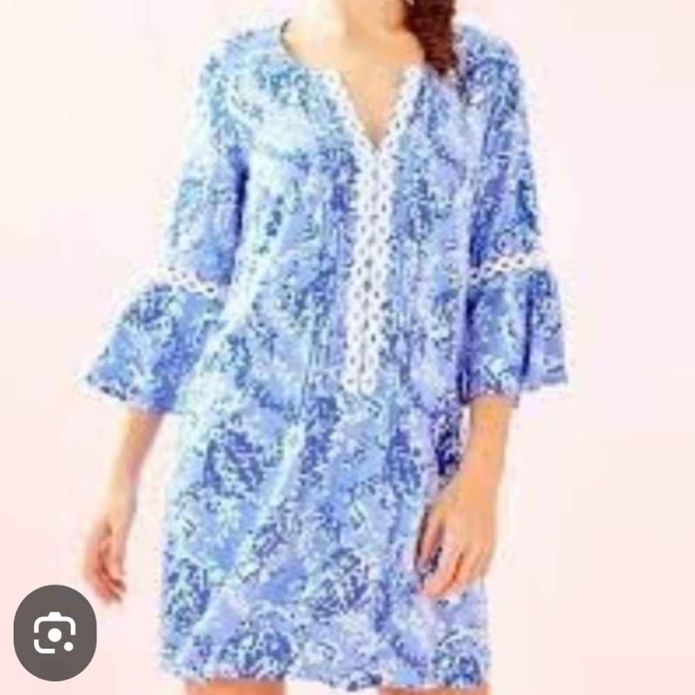Lilly Pulitzer Hollie Mini Dress Turtles XS